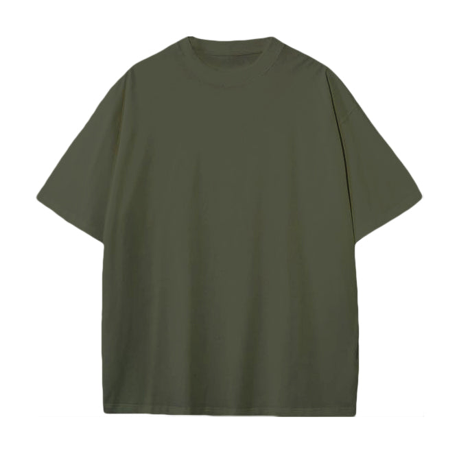 Army - Solid Unisex Oversized Tshirt