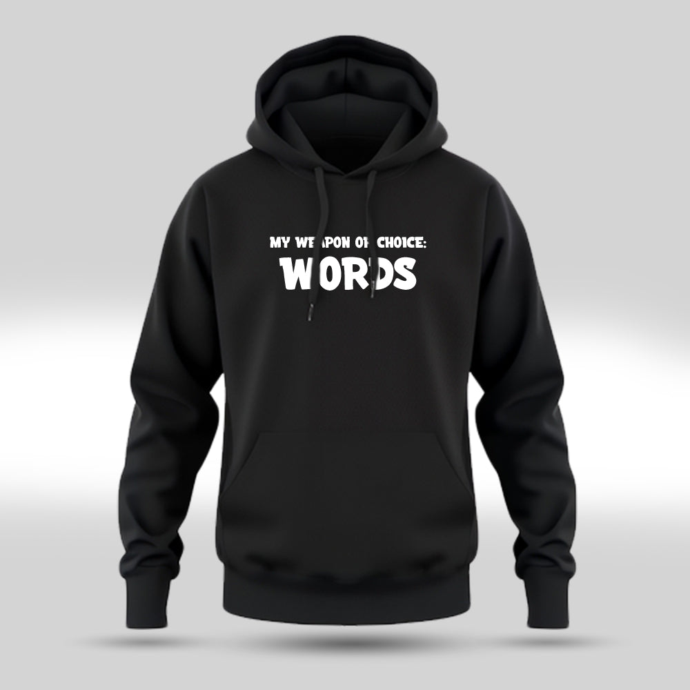 Words - Black Author Hoodie