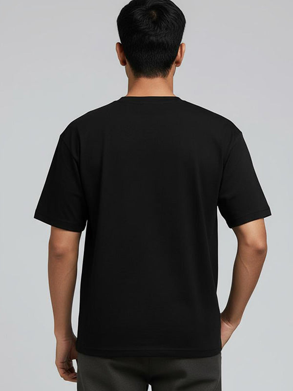 Need Source Code- Black Round Neck Coding T-shirt