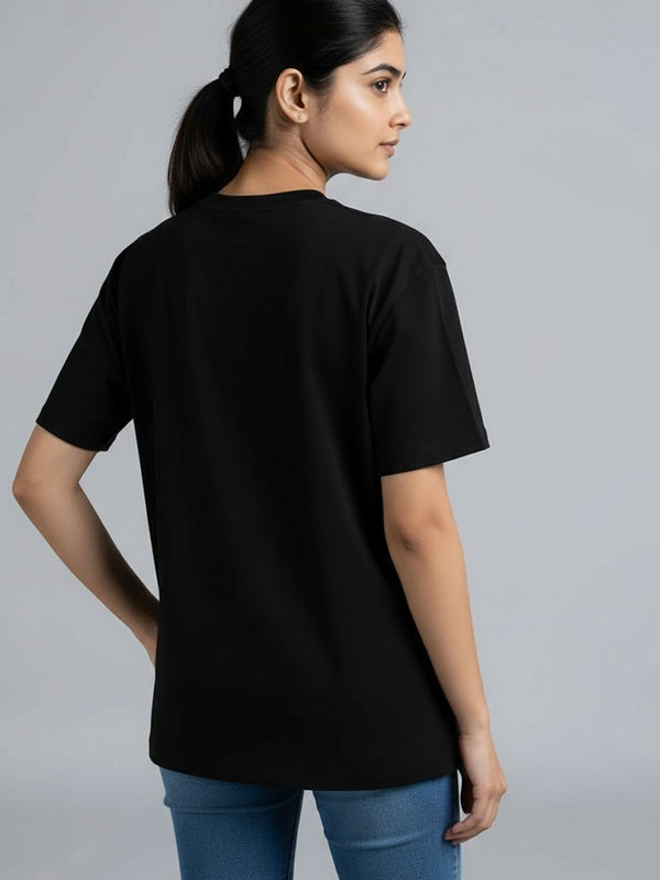 Need Source Code- Black Round Neck Coding T-shirt