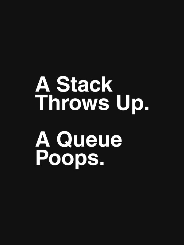 Stack Throws Up- Black Round Neck Coding T-shirt