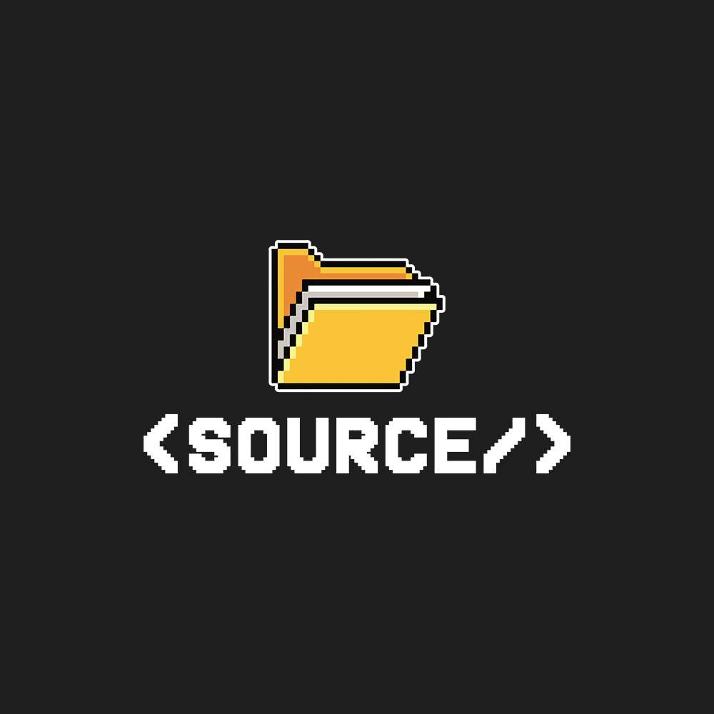 Source - Black Zipped Coding Hoodie