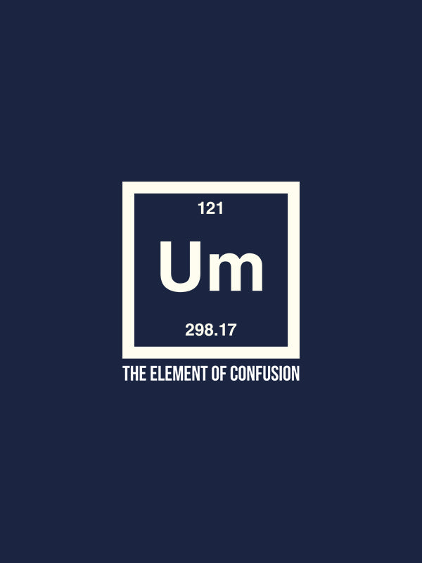 UM Element- Navy Blue Round Neck Corporate T-shirt