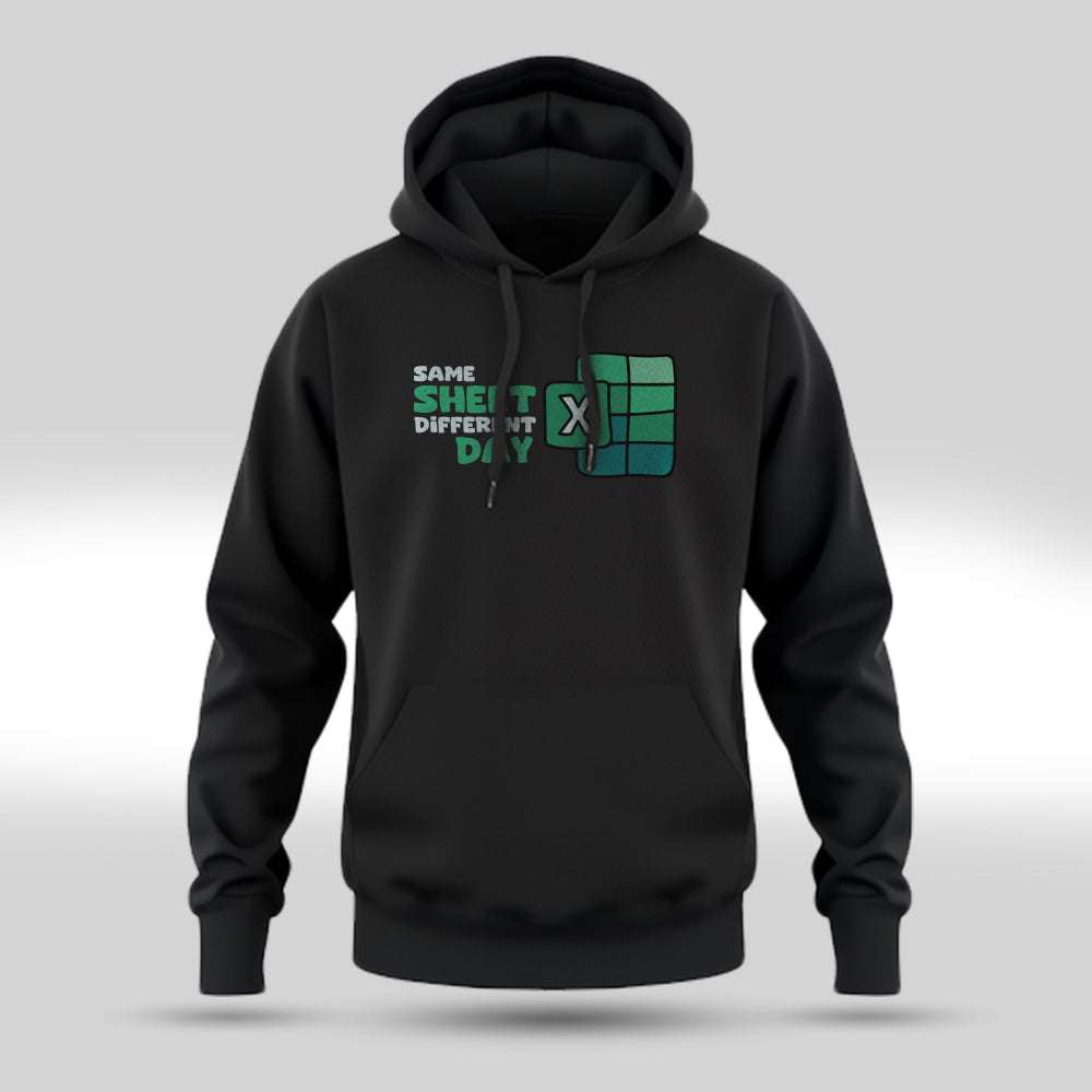 Same Sheet - Black Corporate Hoodie