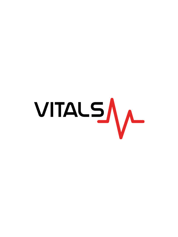 Vitals- White Round Neck Medical T-shirt