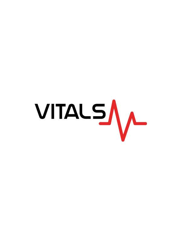 Vitals- White Round Neck Medical T-shirt