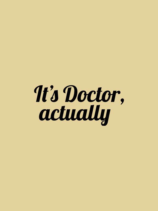 Its Doctor- Beige Round Neck Medical T-shirt