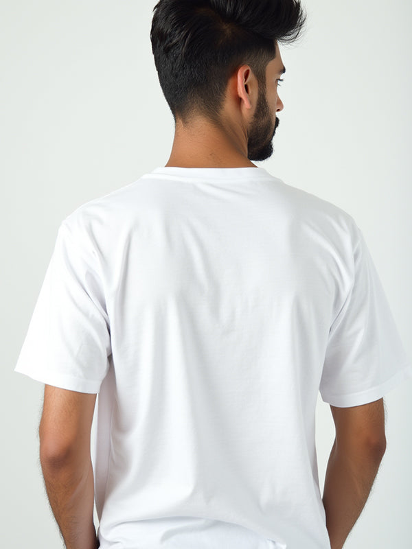 Plants are Friends- White Round Neck Gardening T-shirt