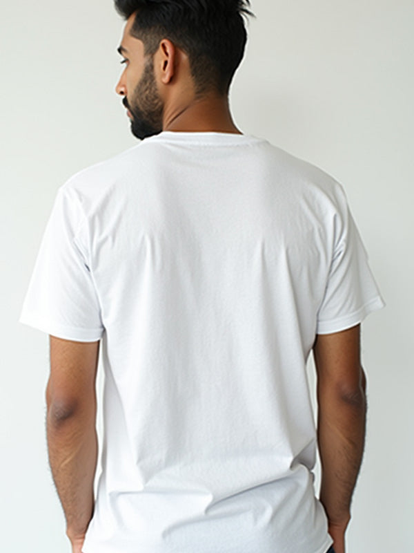 Easily Distracted By Plants- White Round Neck Gardening T-shirt