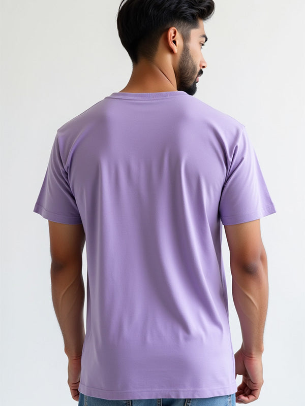 Life is better In the Garden- Lavender Round Neck Gardening T-shirt