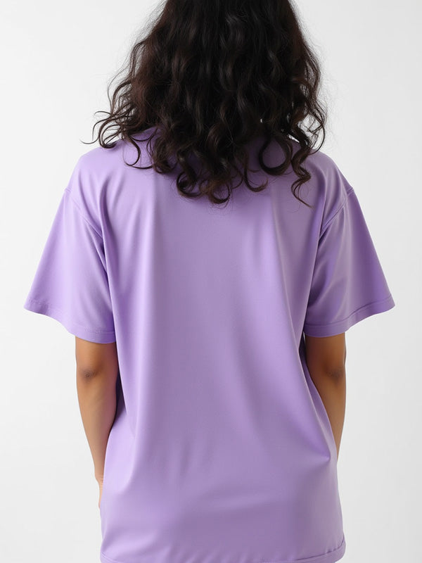 Life is better In the Garden- Lavender Round Neck Gardening T-shirt