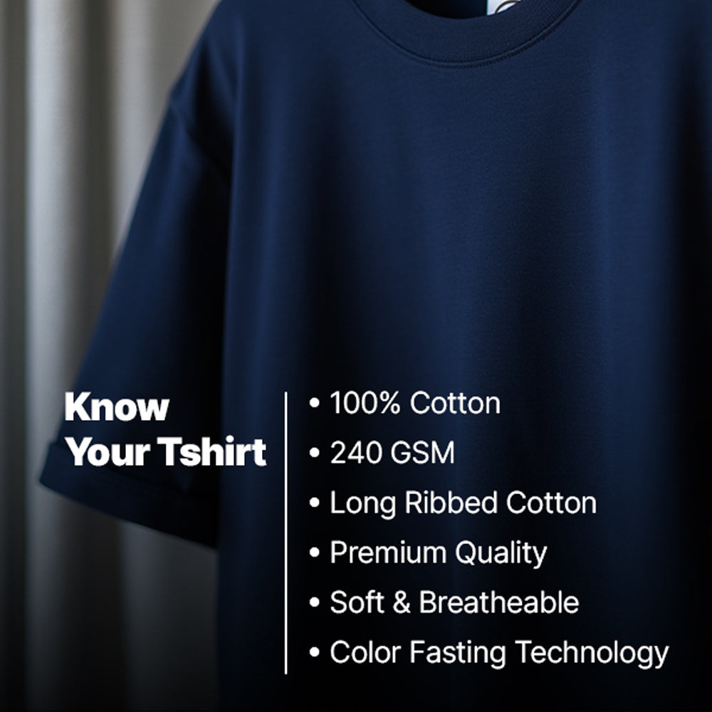 Creating Worlds with Words- Royal Blue Round Neck Writer T-shirt
