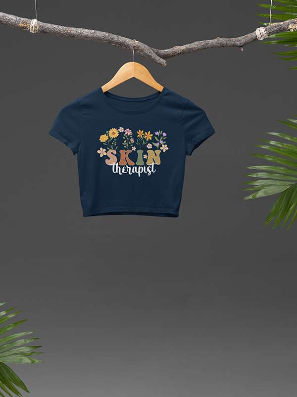 Skin Therapist - Makeup Artist Crop Top