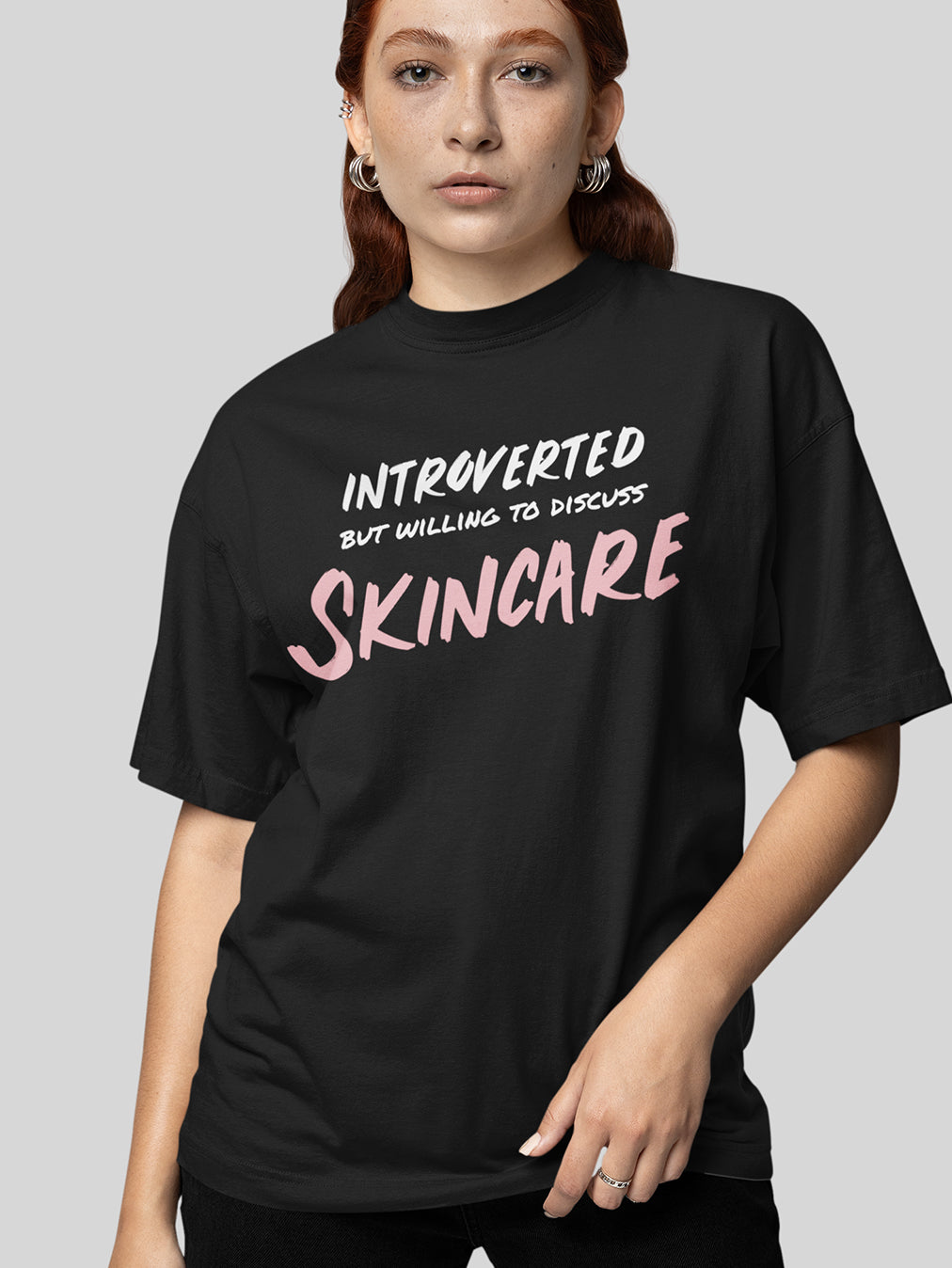 Talk About Skincare- Black Round Neck Unisex Makeup Artist T-shirt