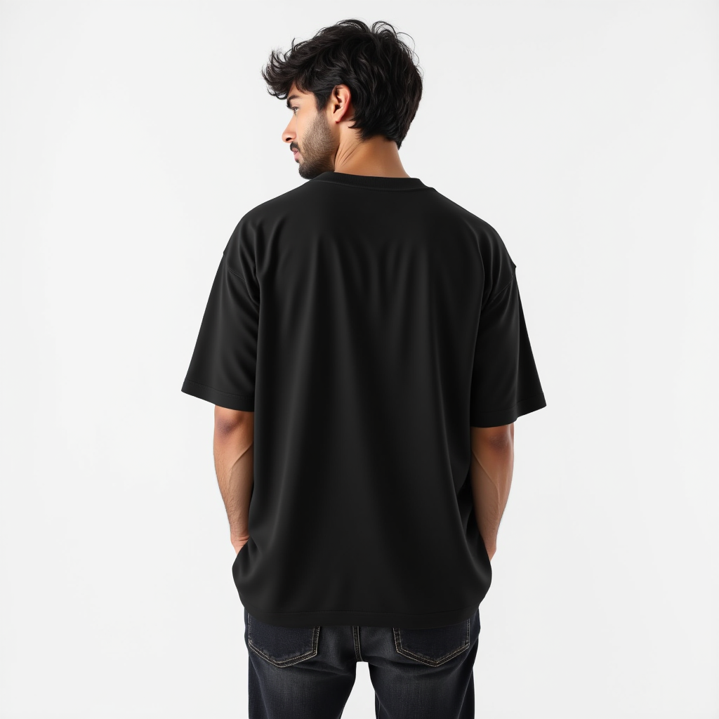 Pick Your Poison- Black Round Neck Oversized Graphic T-shirt