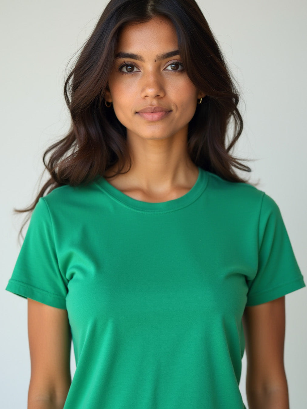 Flag Green- Solid Women's Round Neck T-shirt