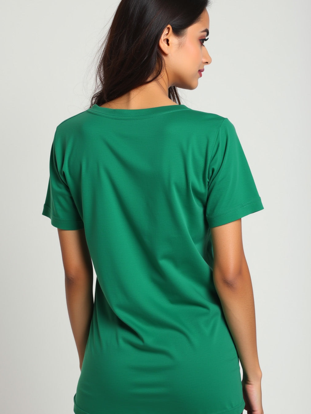 Flag Green- Solid Women's Round Neck T-shirt