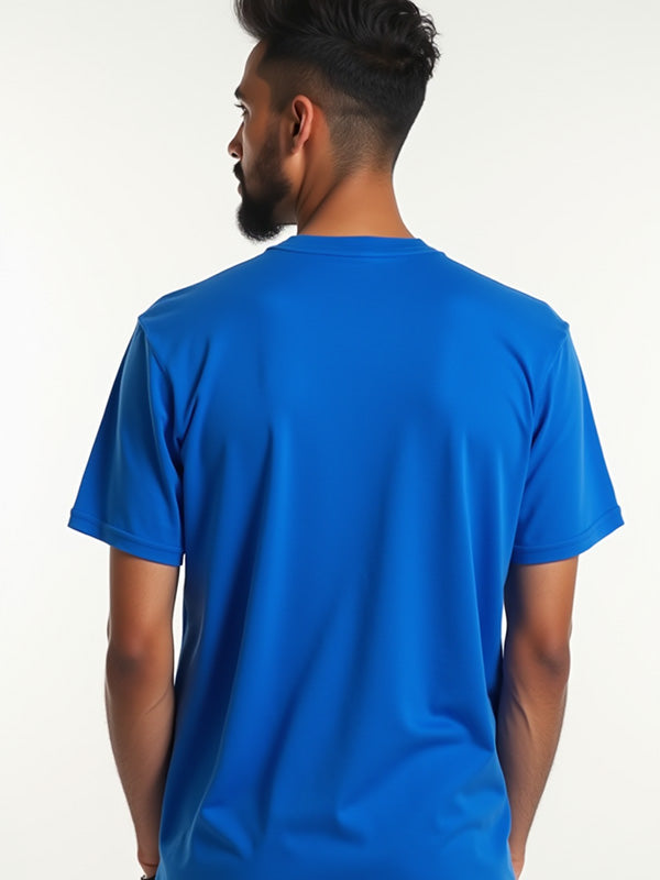 Royal Blue- Solid Unisex Round Neck T-shirt