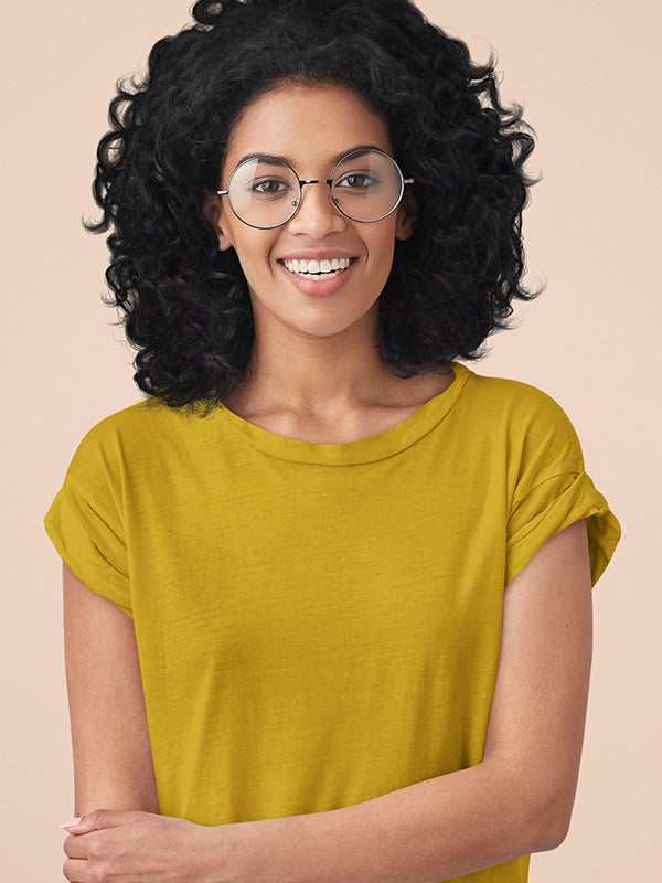 Mustard Yellow - Monotone Women's Tshirt