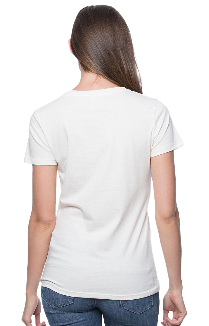 Pilates Centre- White Round Neck Women's Pilates T-shirt