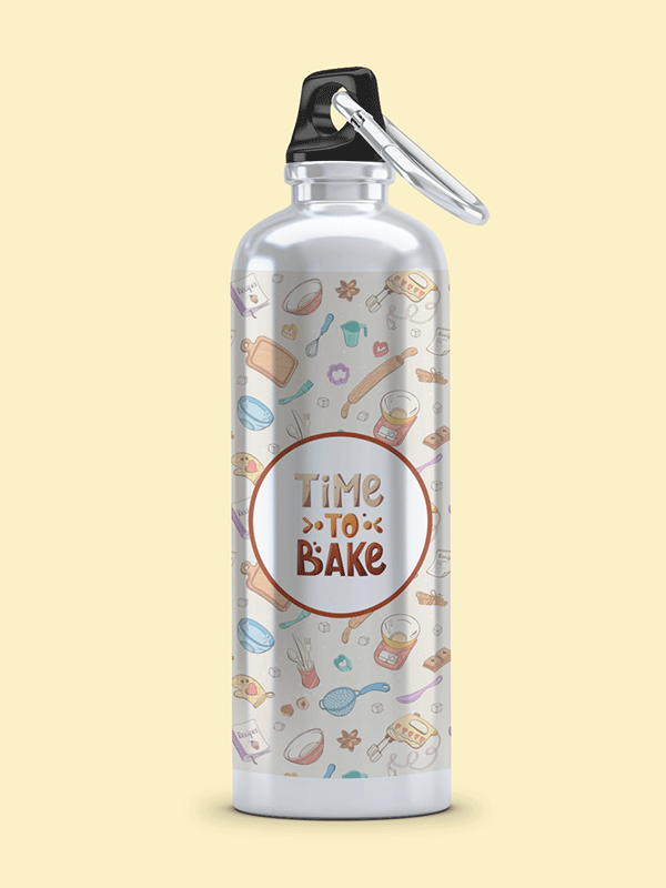 Time to Bake - Baking Sipper Bottle