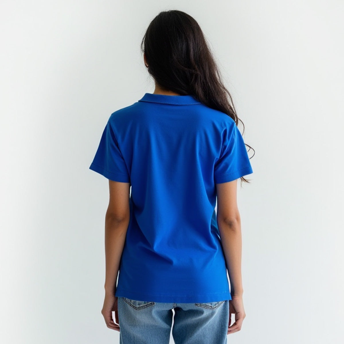 Royal Blue- Regular Fit Solid Unisex Polo Tshirt
