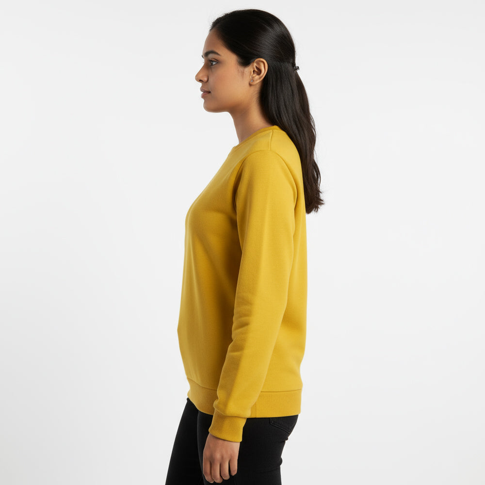 Mustard Muse - Solid Sweatshirt