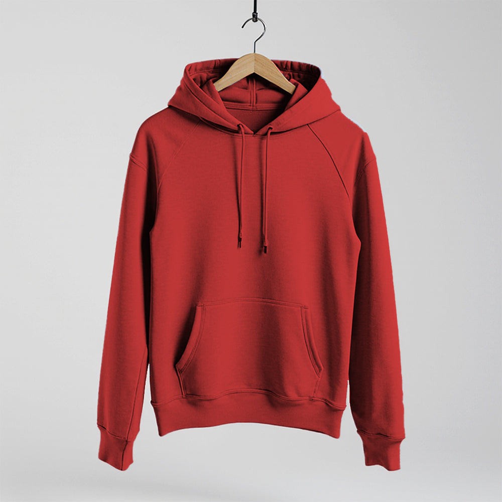 Fiery Red - Solid Hoodie