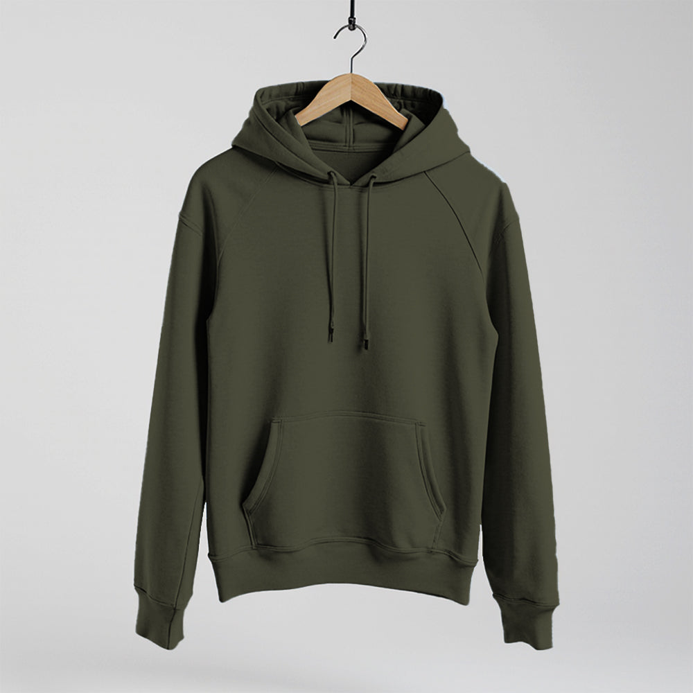 Earth Olive - Solid Hoodie