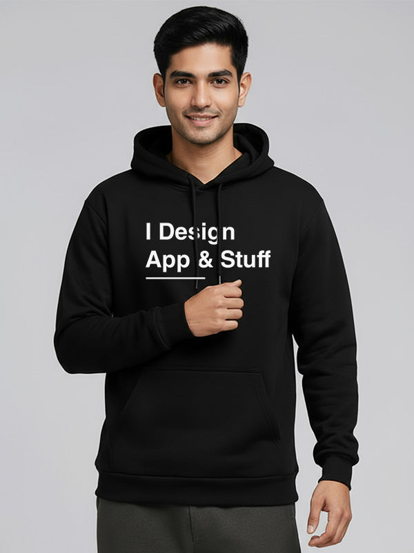 App and Stuff- Black UI UX Hoodie