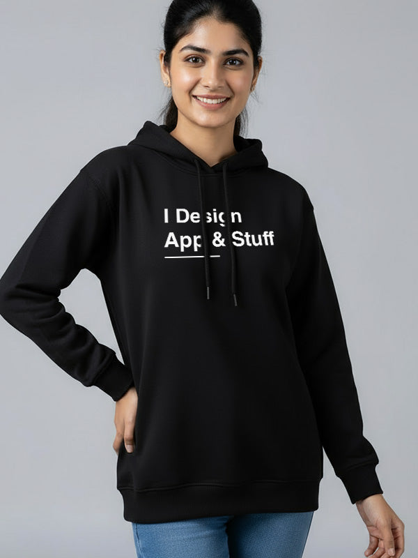 App and Stuff- Black UI UX Hoodie