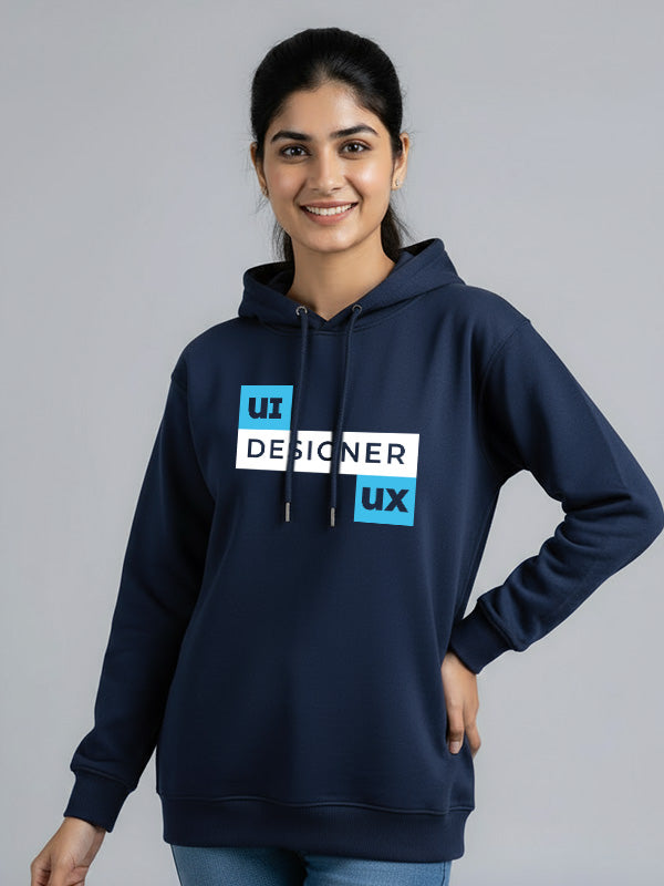 UI UX Designer- Navy Blue UI UX Hoodie