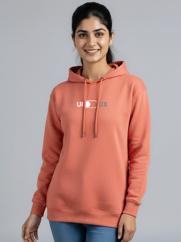 UI UX Switch- Coral UI UX Hoodie