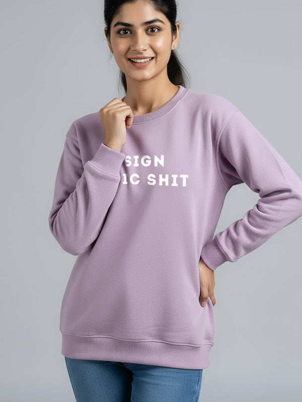 Design Epic Shit- Lavender UI UX Sweatshirt