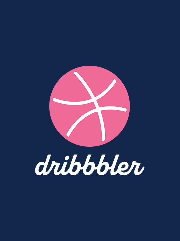Dribbler- Navy Blue Round Neck UI UX T-shirt