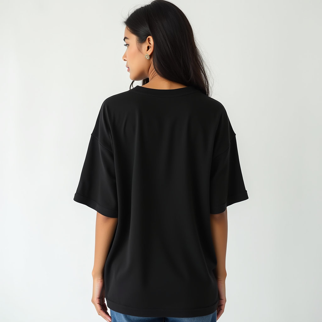 Pick Your Poison- Black Round Neck Oversized Graphic T-shirt