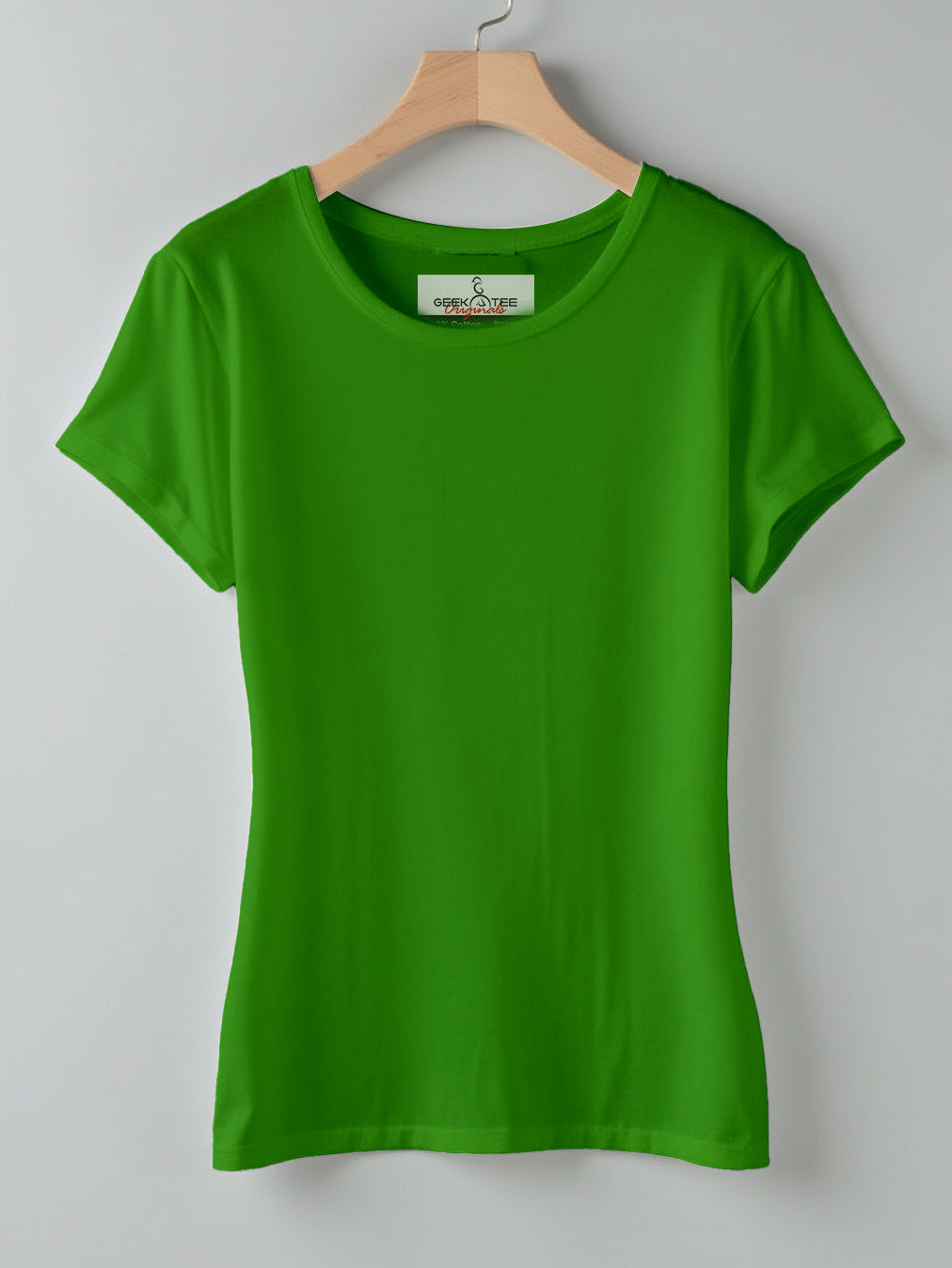 Flag Green- Solid Women's Round Neck T-shirt