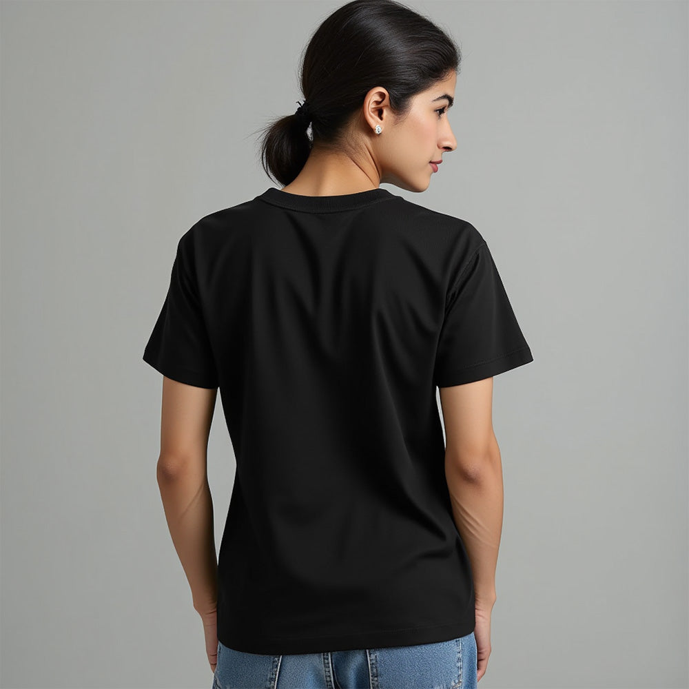 Writer Verified- Black Round Neck Writer T-shirt