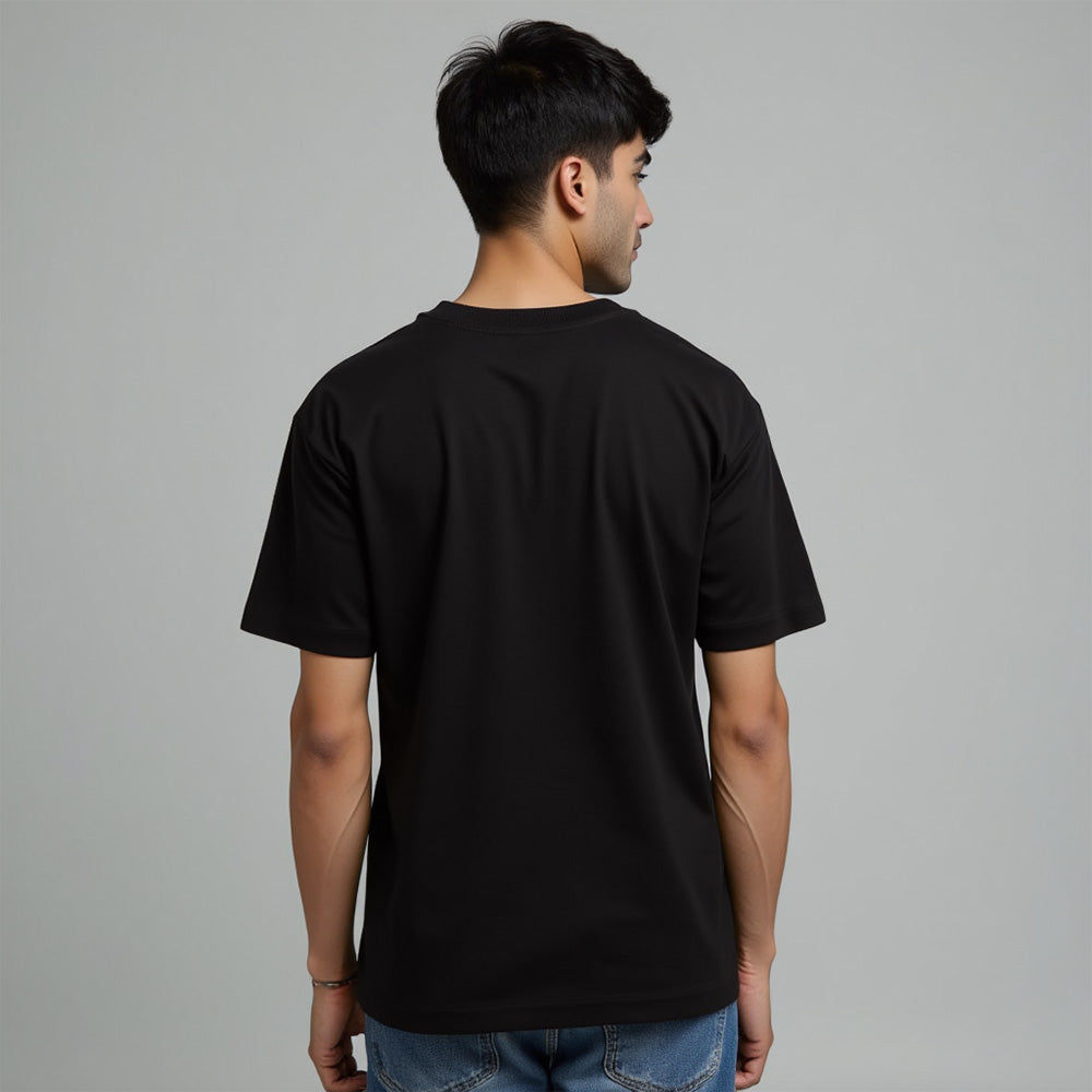 Go Away I am Writing- Black Round Neck Writer T-shirt