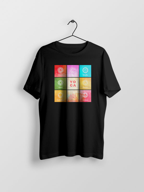 Yoga Chakras Boxes - Yoga Tshirt