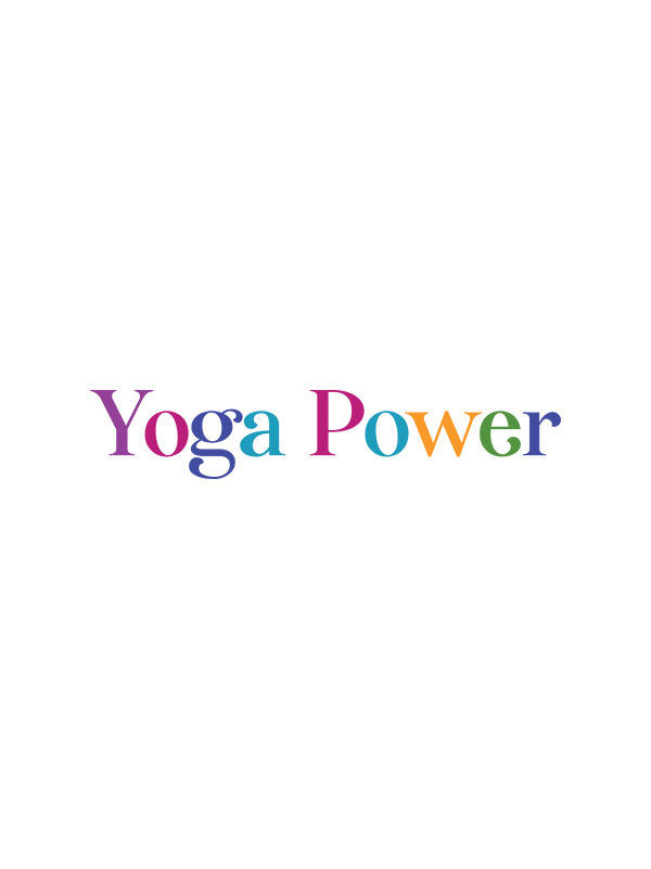Yoga Power- White Round Neck Yoga T-shirt