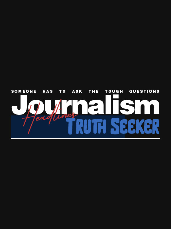 Journalism Truth Seeker- Black Journalism Hoodie