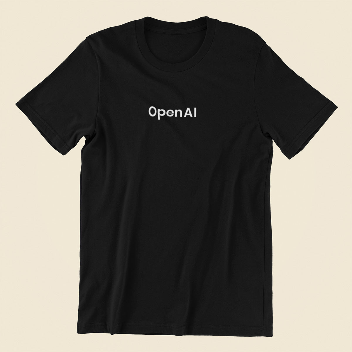 Open AI - Black Round Neck A.I. Tshirt