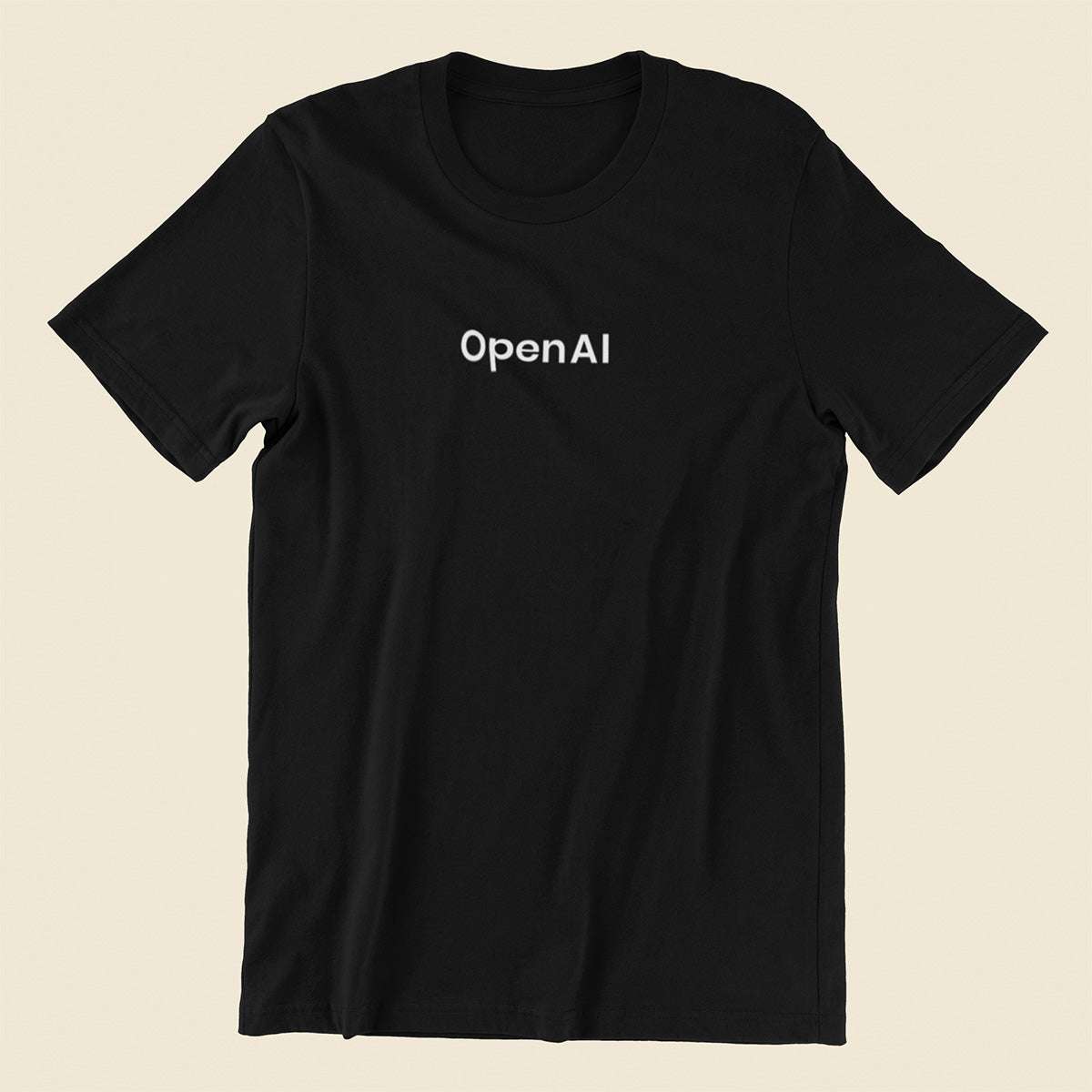 Open AI - Black Round Neck A.I. Tshirt