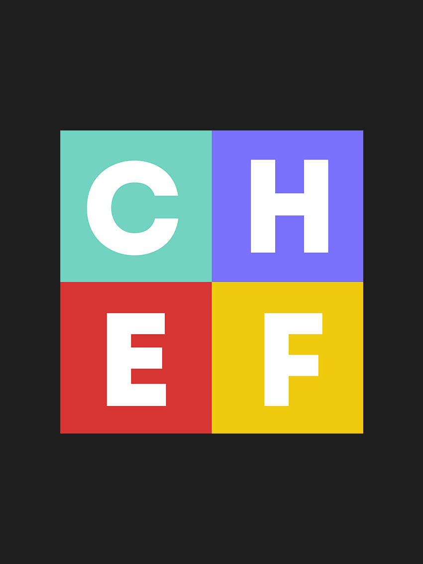 Chef- Black Crew Neck Chef T-shirt