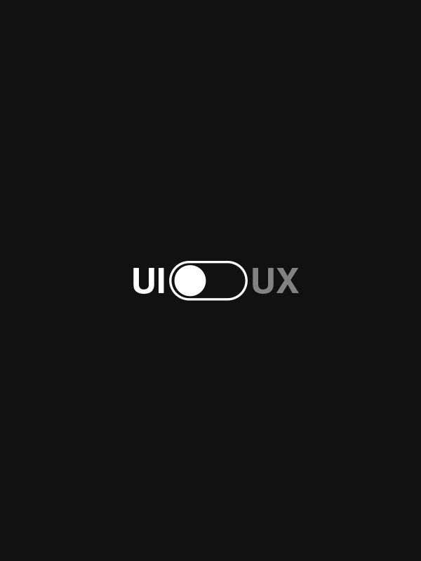 Ui Ux Switch- Black Round Neck UI UX T-shirt