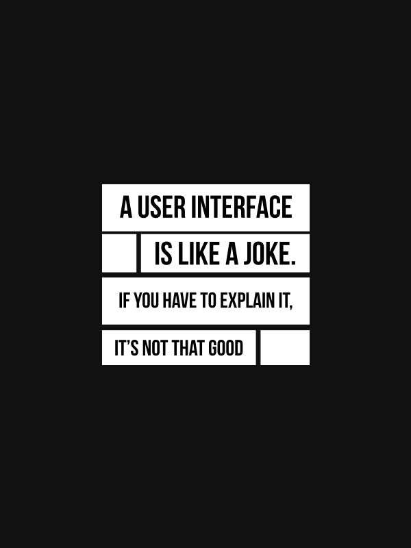 Like a Joke- Black Round Neck UI UX T-shirt