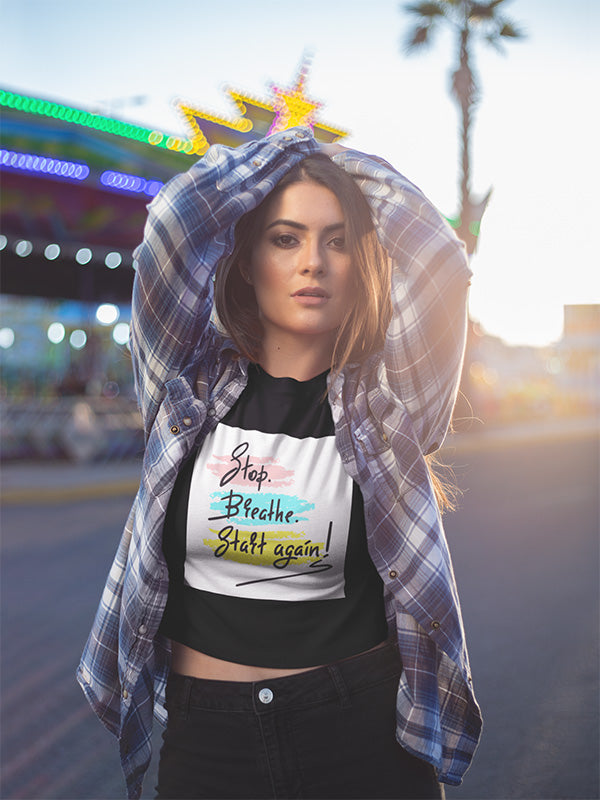 Start Again - Yoga Crop Top