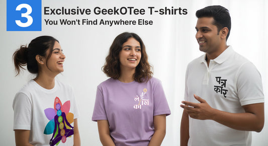 3 Exclusive GeekOTee T-shirts You Won't Find Anywhere Else