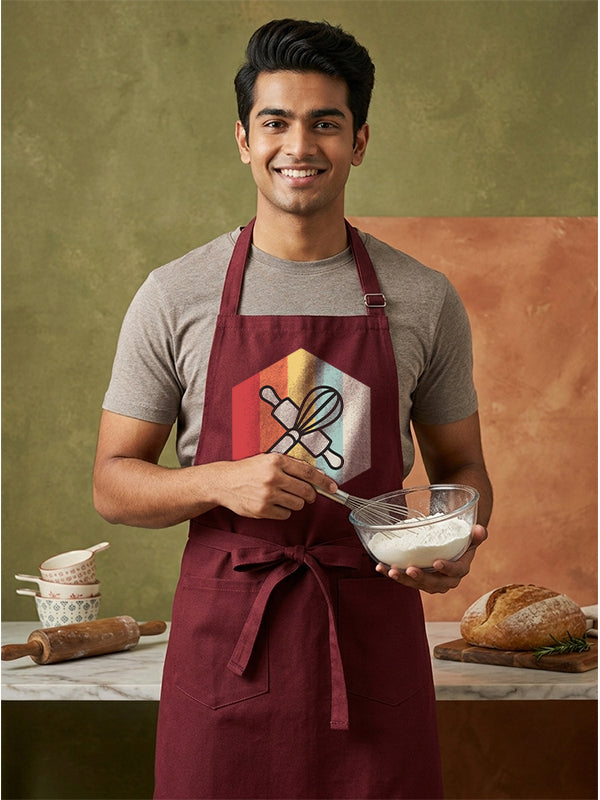 Chef Vintage - Maroon Apron